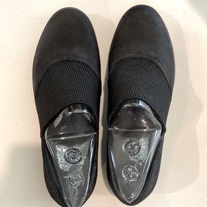 Brand New Black Distressed Leather Shoes